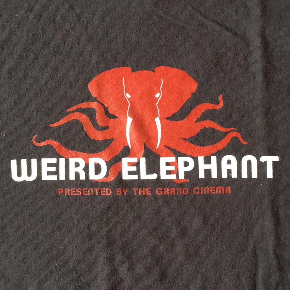 Weird Elephant The Grand Cinema Tacoma T-shirt